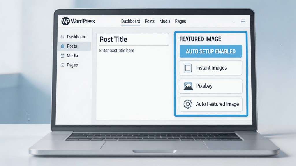 automatic featured image WordPress