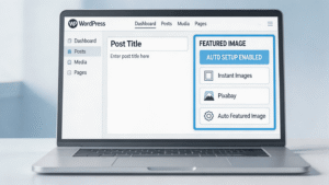 automatic featured image WordPress