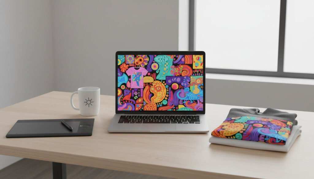 AI t-shirt design Etsy