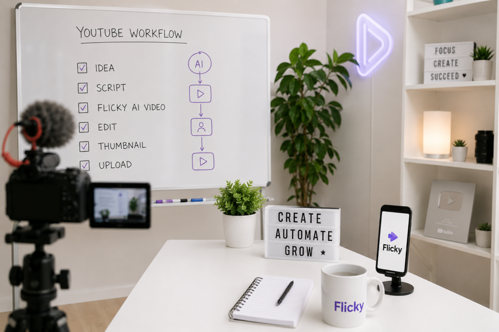 how to use flicky for youtube