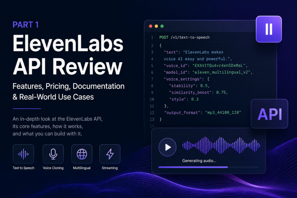 ElevenLabs API Review (2026)