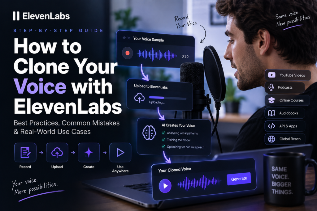 how to clone your voice with ElevenLabs