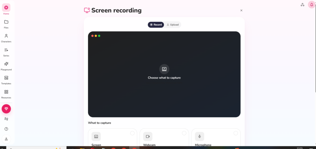 Fliki screen recorder